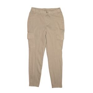 LEGACY $89 Stretch Twill Pull-On Cargo Leggings‎ in Olive PXS